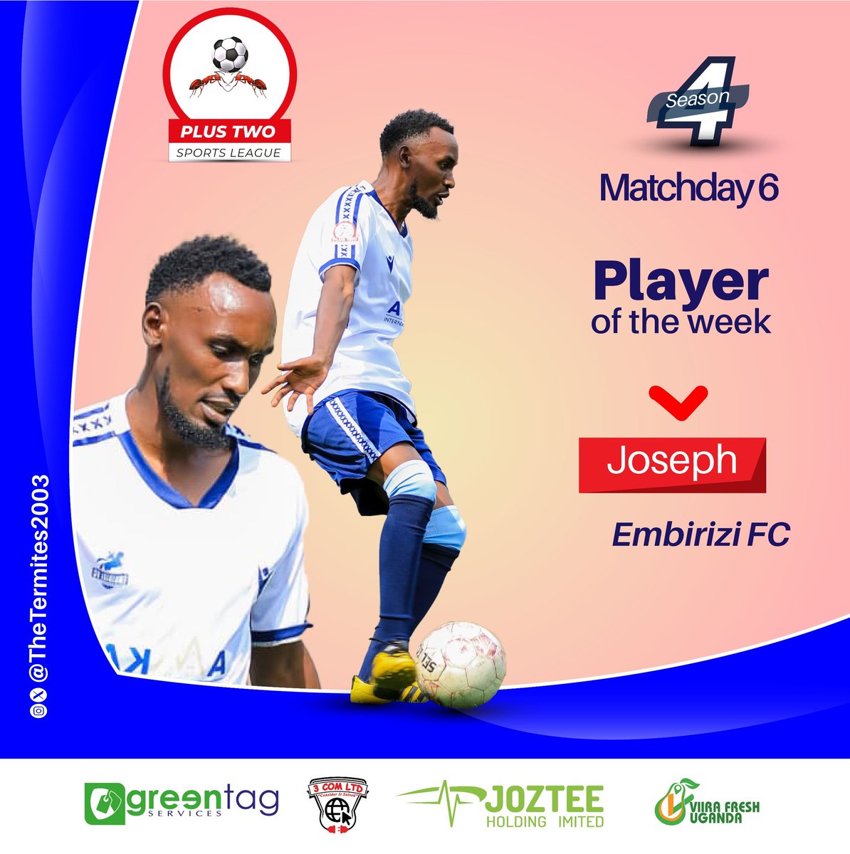 They are the best of Game Week 6 coz they believed that every champion was once a contender that refused to give up 🔥.Congratulations <a href="/newocamp/">Uncle_Owen</a> <a href="/majjefc/">Majjefc 🇺🇬</a> and <a href="/joe_nuwasiima/">Joseph Jr.</a> <a href="/Embirizi_FC/">Spartans Official 🐴</a>  and the whole <a href="/TheTermites2003/">Plus Two Sports League</a> family 🎉