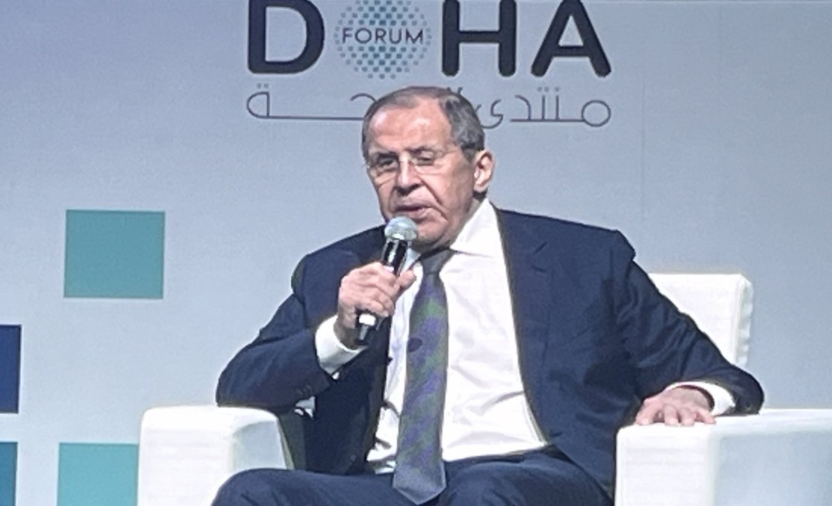 Jakob Hallgren (@hallgrenjakob) on Twitter photo At the #Dohaforum2024 Russian Foreign Minister Lavrov stated that everything is relative. His strong defense of the territorial integrity of al-Assad’s Syria & then calling Zelenskyy’s peace plan, referencing Ukraine’s 1991 borders, ‘stupid’, illustrated the point. <a href="/UISweden/">Utrikespolitiska institutet</a> At the #Dohaforum2024 Russian Foreign Minister Lavrov stated that everything is relative. His strong defense of the territorial integrity of al-Assad’s Syria & then calling Zelenskyy’s peace plan, referencing Ukraine’s 1991 borders, ‘stupid’, illustrated the point. <a href="/UISweden/">Utrikespolitiska institutet</a>