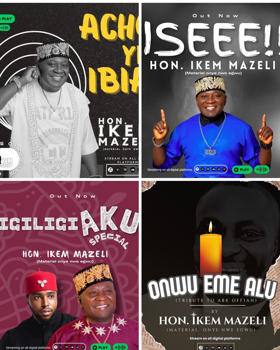 IkemMazeli_'s tweet photo. My birthday gift to you! My new album, "Iseee," is now available on all streaming platforms!
Go run it up and tell me what you think.
#iseee #ikemmazeli #onyenwegwu https://t.co/ehoaElgSJY