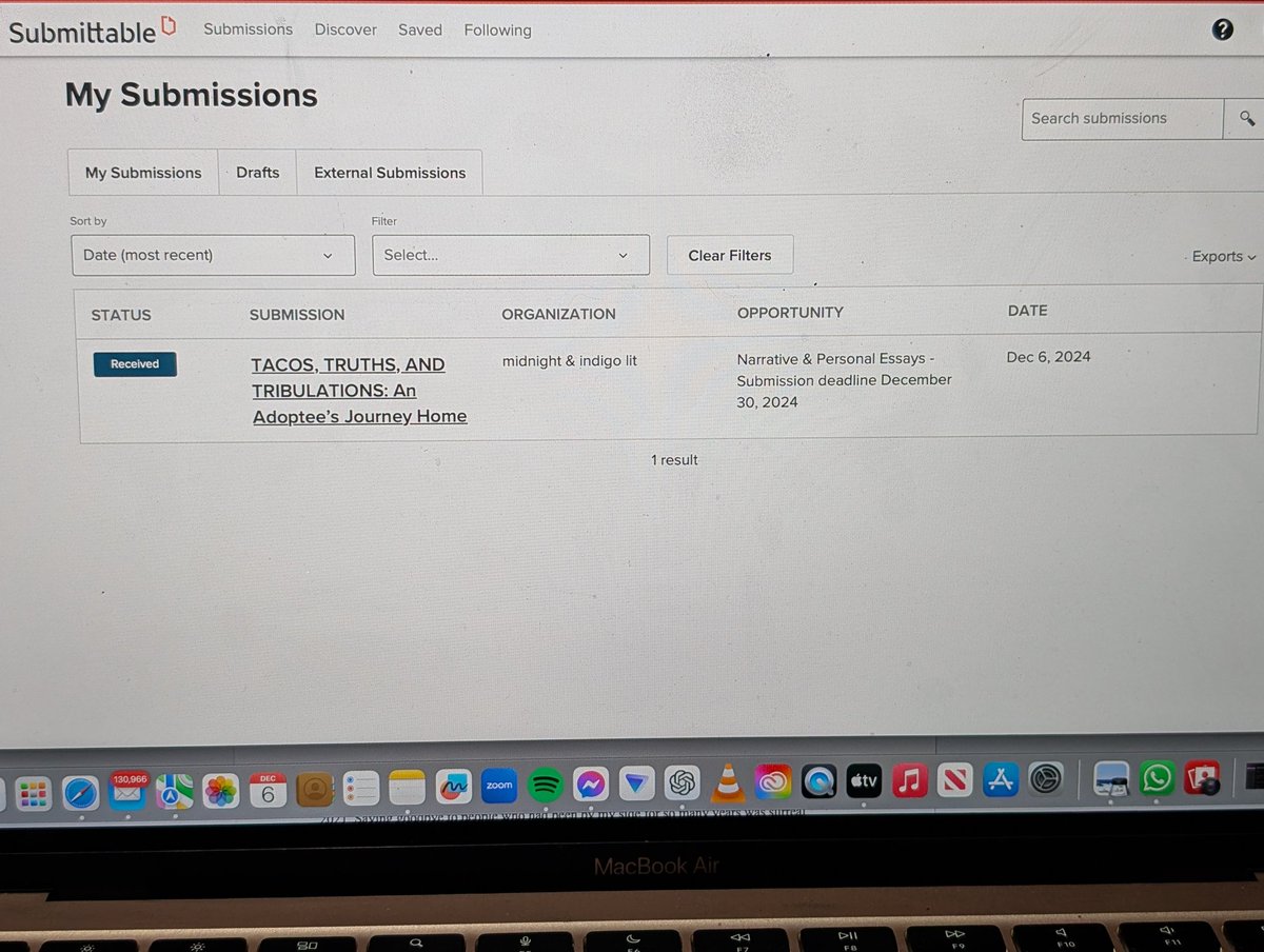 eshaknows's tweet image. 3 weeks ago I decided to challenge myself and write my first personal essay in hopes of publication!!

ahead of writing a book about my life this was a fantastic steer into my story with a chapter about resilience.

WISH ME LUUUUUUCK ✨

#manuscript