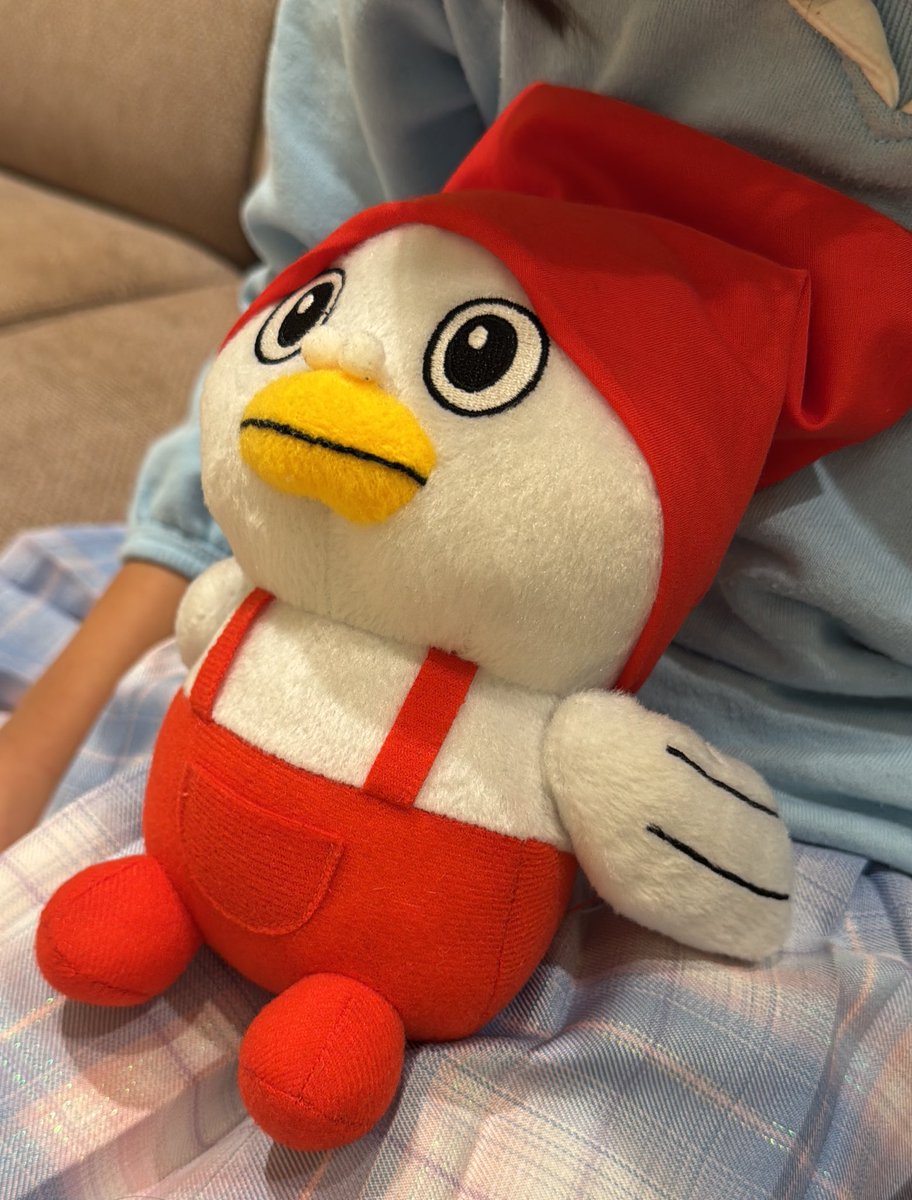 ヤオコーのヤッポーのぬいぐるみを手に入れて幸せ。かわいすぎる。