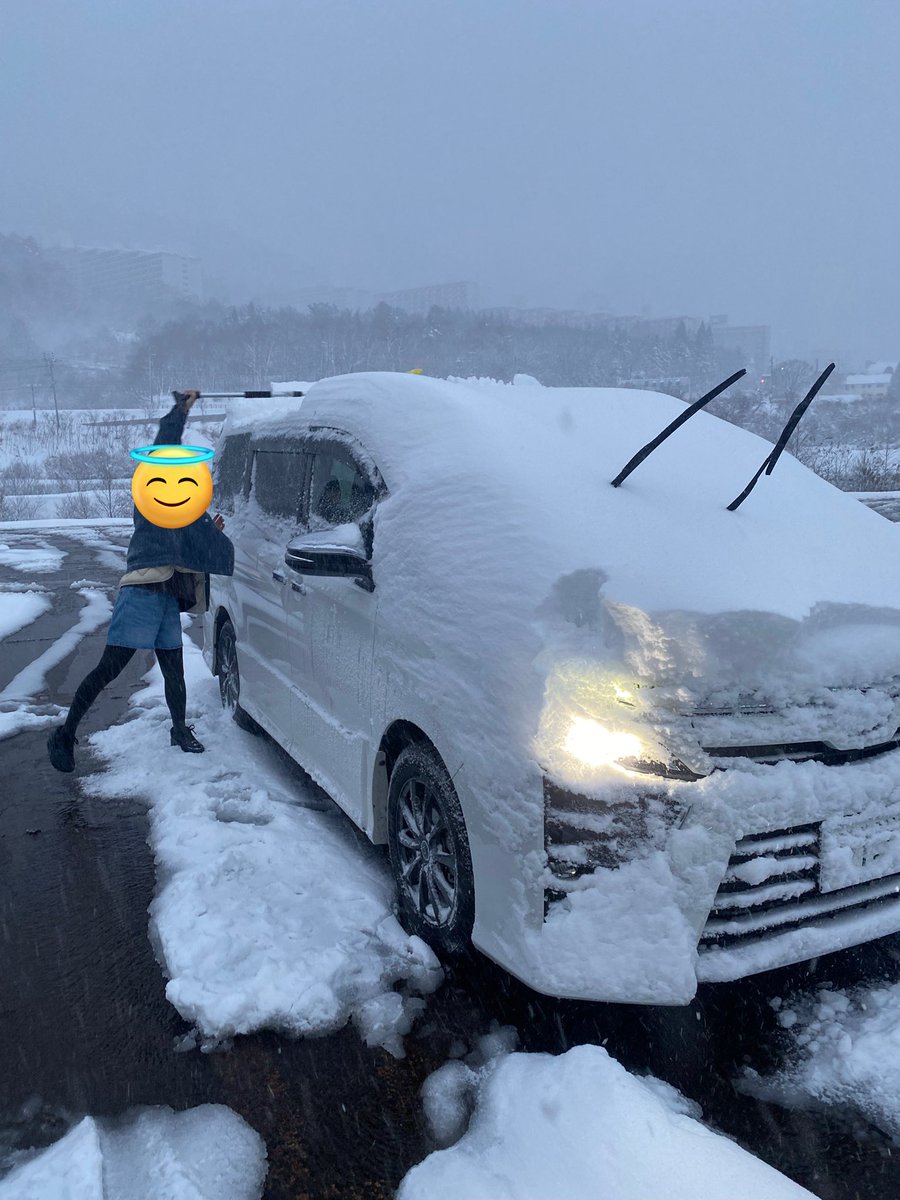 ICHIUZI's tweet photo. 雪おろしをする山形出身にせうじ。こんなの楽勝らしい…☃️
＃私をネギーに連れてって2024 https://t.co/7j2PydbjUp