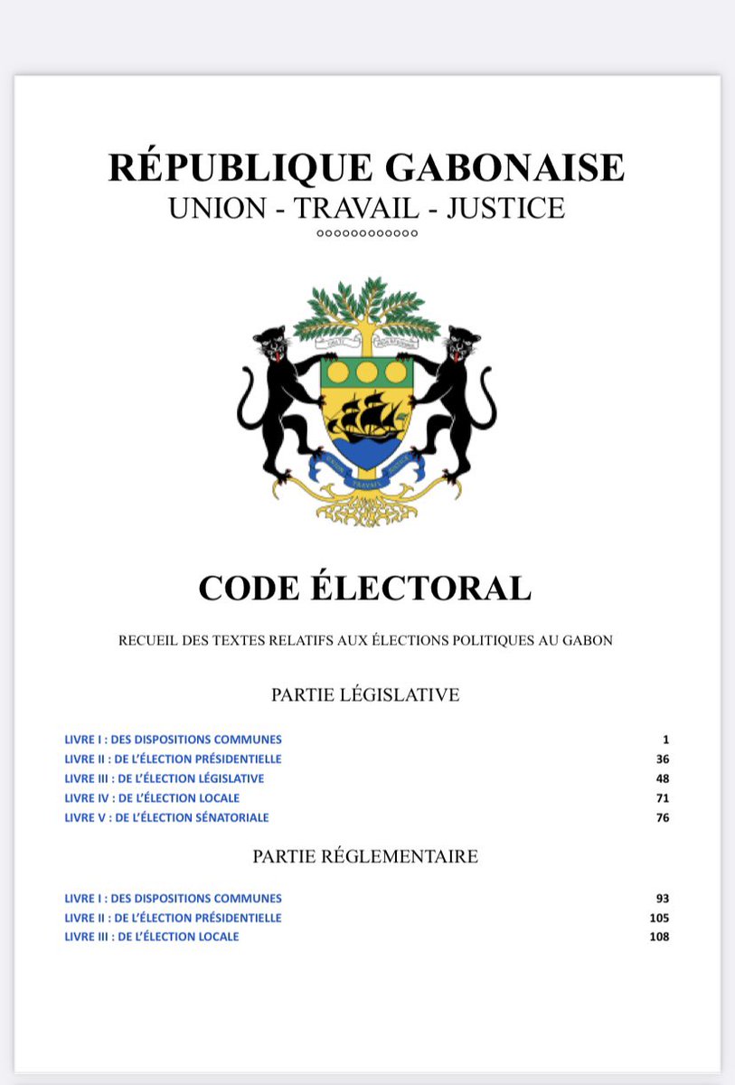 Sambaa241's tweet photo. Gabon: La Commission nationale en charge de l’élaboration de l’avant-projet du Code électoral a été nommée. Elle dispose de 15 jours pour finaliser l’avant-projet. #Communiqué068 https://t.co/IWCccVYzcq