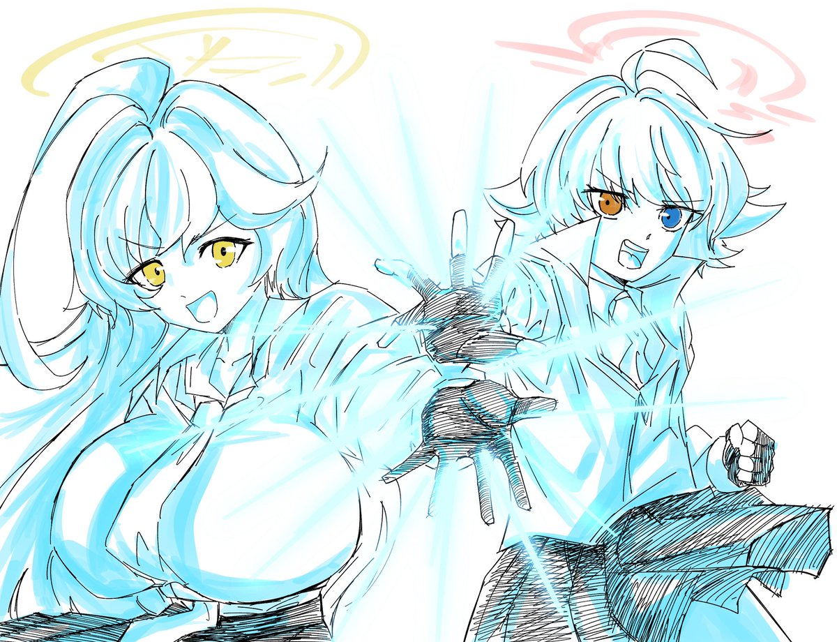 ブルアカ「悟空バーダックパロユメホシ#ブルアカ 」|ずみお🖊🎨シャドバン投獄中のイラスト
