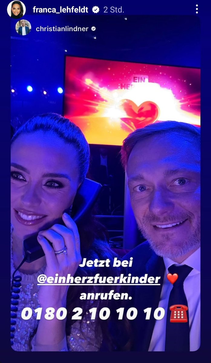 Sieh Lindner, wie er die "Ein Herz für Kinder" Spendengala besucht und gleichzeitig die Kindergrundsicherung abschmettert hat. Wir leben in einer Simulation