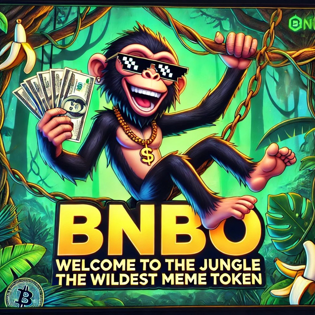 BnboBonoboToken's tweet photo. Say hello to 🐒Bonobo Token🐒 (BNBO), the craziest memecoin on Solana 🚀💸
🌟 Built for fun, chaos, and MOON missions! 🌟
🎉 Burned 50% at launch
🍌 Community-powered chaos
💡 Ready to swing into action? Join the wild ride now!
#BNBO #Crypto #MemeCoin #Solana #JungleVibes 🌴🚀 https://t.co/652Y3Iqwfq