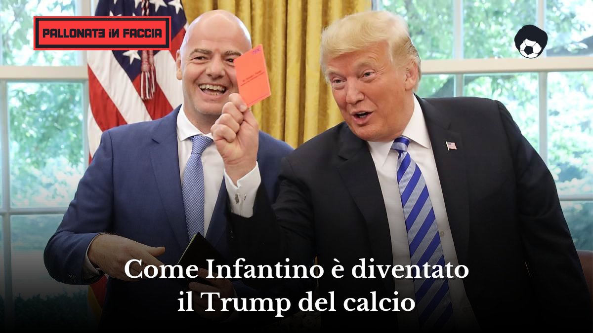 pallonatefaccia's tweet photo. #Infantino era arrivato a capo della FIFA con la fama del progressista e del riformista. Otto anni dopo, ha dimostrato invece di essere un populista assetato di denaro e potere, pronto anche a calpestare i diritti umani.

📲 Leggete l'articolo completo: https://t.co/SpEiyLkox5 https://t.co/XNNWb4JVO6