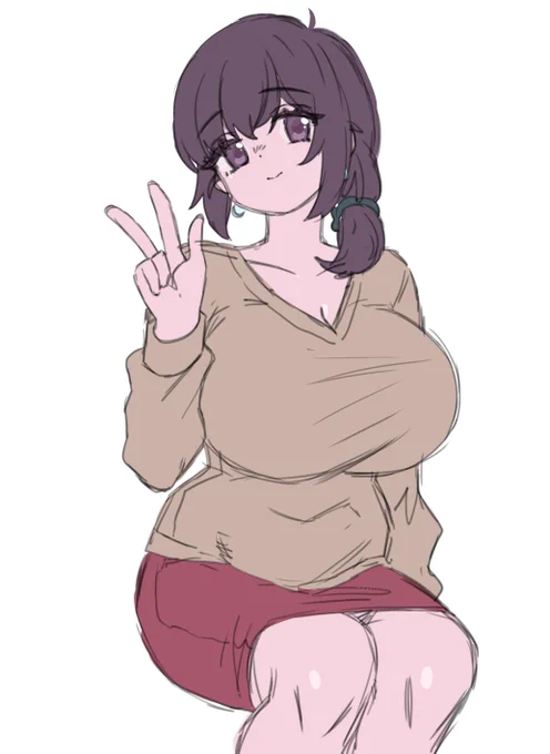 人妻漫画描きたいな～と思ってる。表情差分楽しいな! 