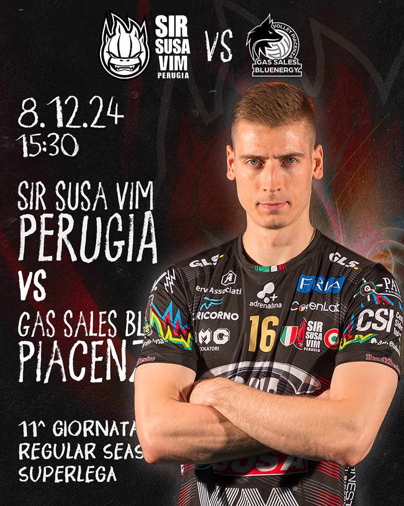試合告知】 Regular Season 24/25 第11節 🗓️12月8日(日)🇮🇹15:30