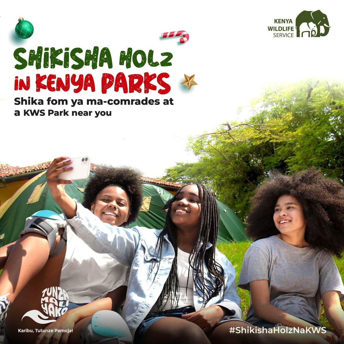 Mambo ni mengi, masaa ni ya holiday! 🎉

#ExploreKenyaParks with friends from just 215 bob (EAC citizens &amp; Kenyan residents). 😎

Hii holiday, tunashikisha in style!

Ni park gani iko karibu nawe? Let’s connect!
#ShikishaHolzNaKWS