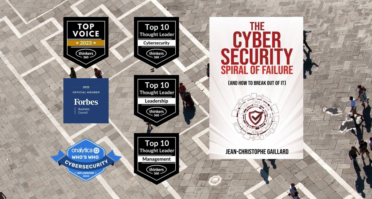 Corix_JC's tweet image. The #Cybersecurity Spiral of Failure - And How to Break Out of It
buff.ly/3T7nwwe
How decades or #corporate short-termism and lip-service around cybersecurity have led to the endless series of #cyberattacks and #databreaches we see today
#security #infosec #business…