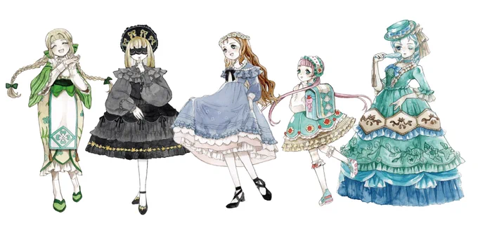 ロリィタ描きたい気持ち!最近描けてない!! 