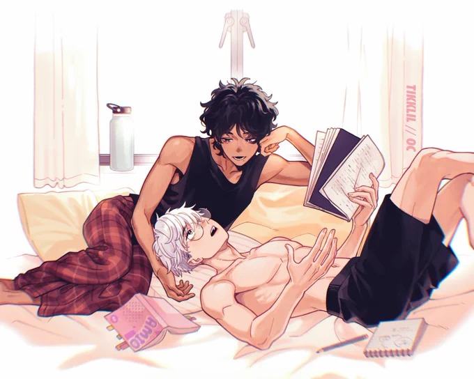 Ideation process OCs Dean and Rowan 