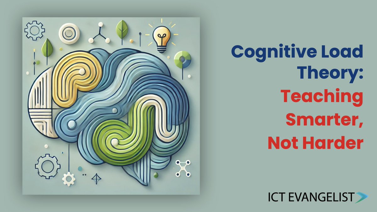 Check out my latest article: Cognitive Load Theory: Teaching Smarter, Not Harder linkedin.com/pulse/cognitiv…