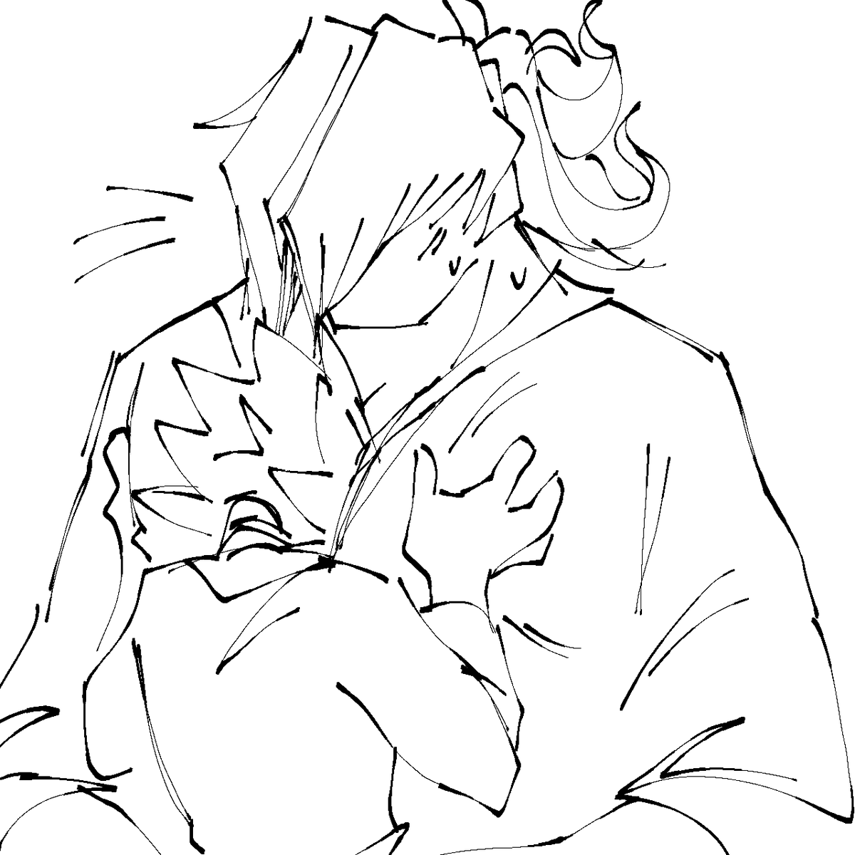 Tokoyami and his husband, Shouji Mezou #shoutoko #tokoshoji #障常