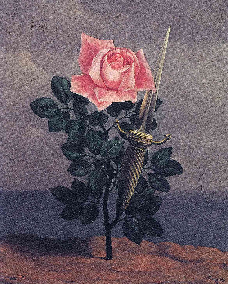 The blow to the heart, 1952 #artbots #magritte