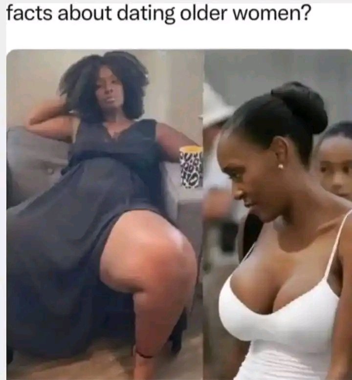 I don't know why am attracted to older women 😂💔