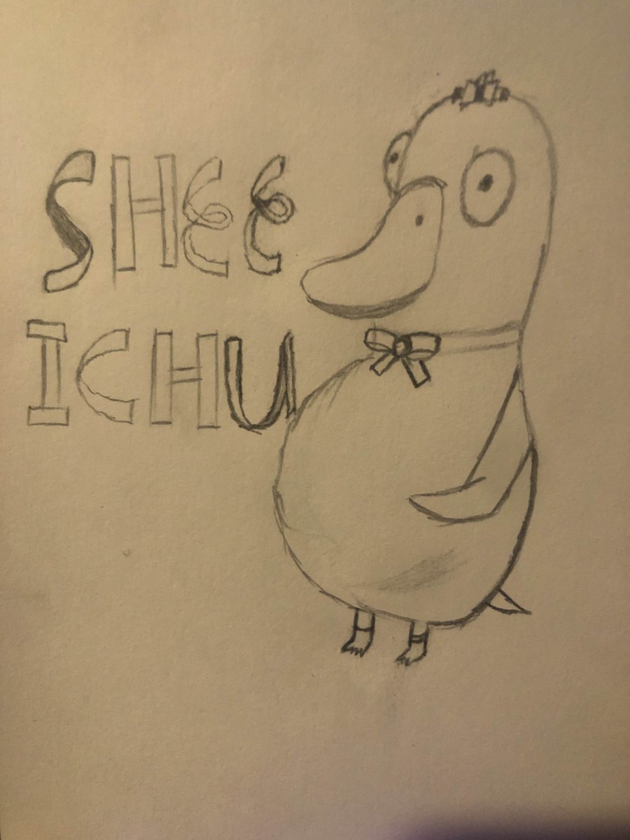 ShadowSetp's tweet photo. This was the peak of my humor 
(Shee was Pelican in Goose Goose Duck and ate, mostly, everyone)
 #sheeillust https://t.co/UURK20Fit2