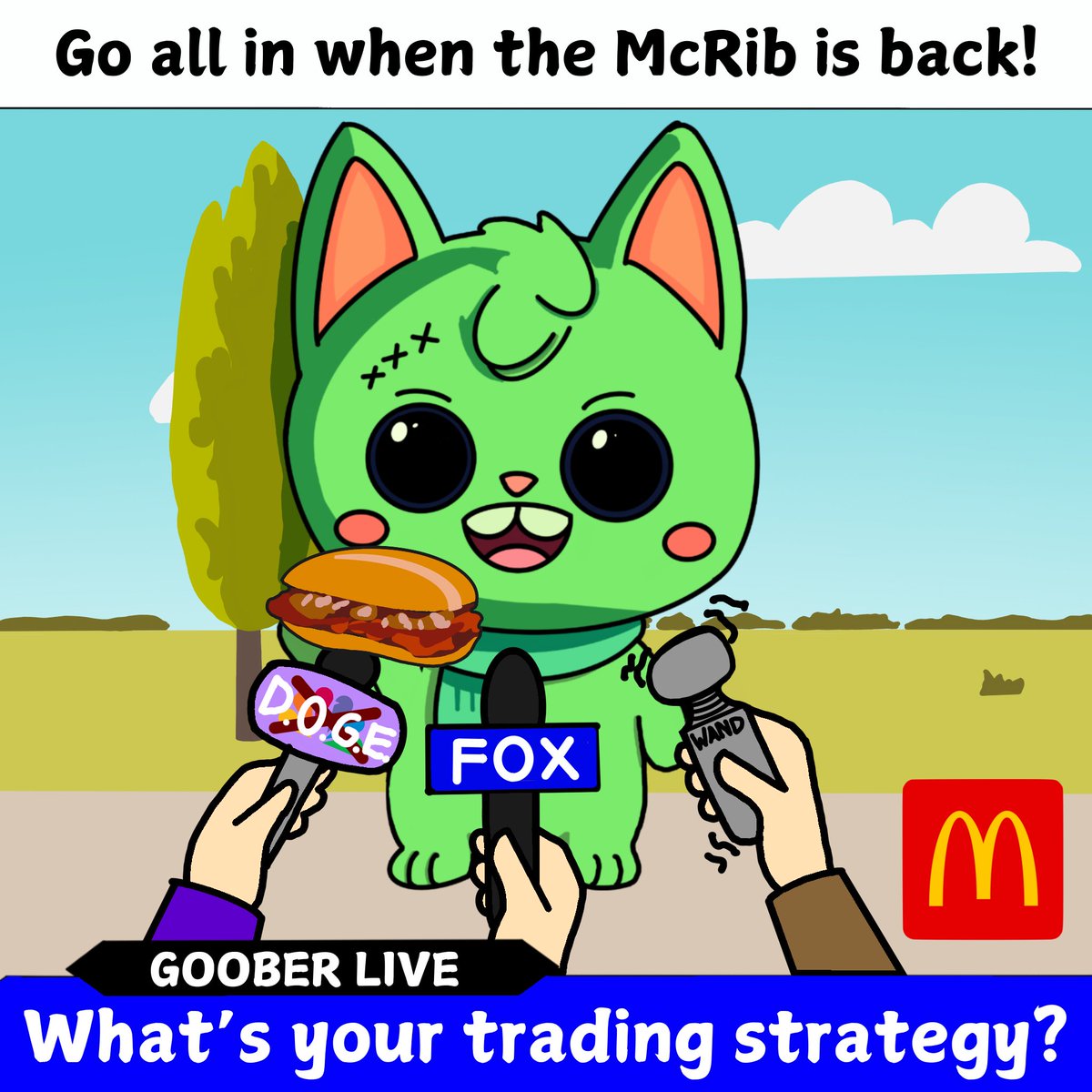 gooberonsolana's tweet photo. When the McRib’s back at @McDonalds BTC tends to follow. Coincidence? Goober thinks not.
#GOOBER https://t.co/RLmd7OsRYu