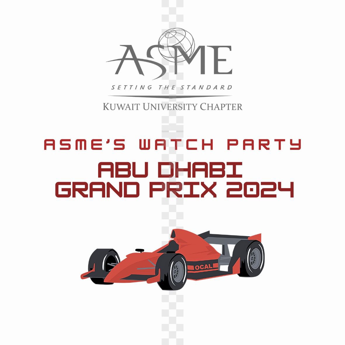 F1 Race
عرض مباشر لآخر سباق موسم ٢٠٢٤ للفورمولا وان بالقاعة الزجاجية الساعة ٤ مساء 
🏎️🏁