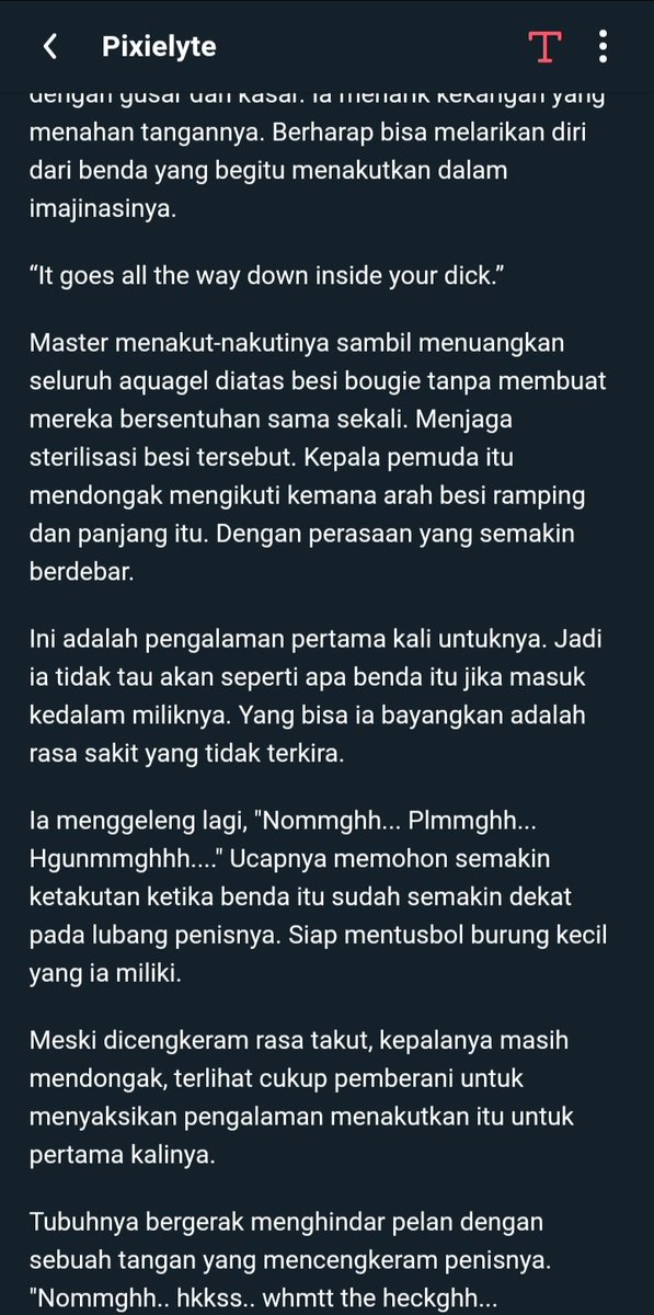 Pixielyte_'s tweet photo. Full Bondage 21+ (with cbt + sounding!)
Judul: STOP IT!
Penulis: Pixielyte
Baca kelanjutannya di https://t.co/tMqDhlRbaU
part 2 makin brutal. Femdom X malesub
#bondage #gagged #tiedup #bdsm #tapegagged #femdom #malesub #femaledominant #malesubmissive #diikat #dilakban #disumpal https://t.co/uTMH3LqZlE