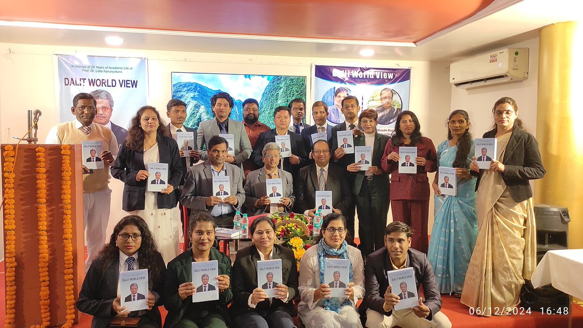 "Dalit World View" book released.