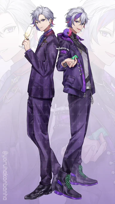 こちらの素敵なフラスタのイラストのお手伝いをさせていただきましたライブ開催おめでとうございます#不破湊_1stLIVE 