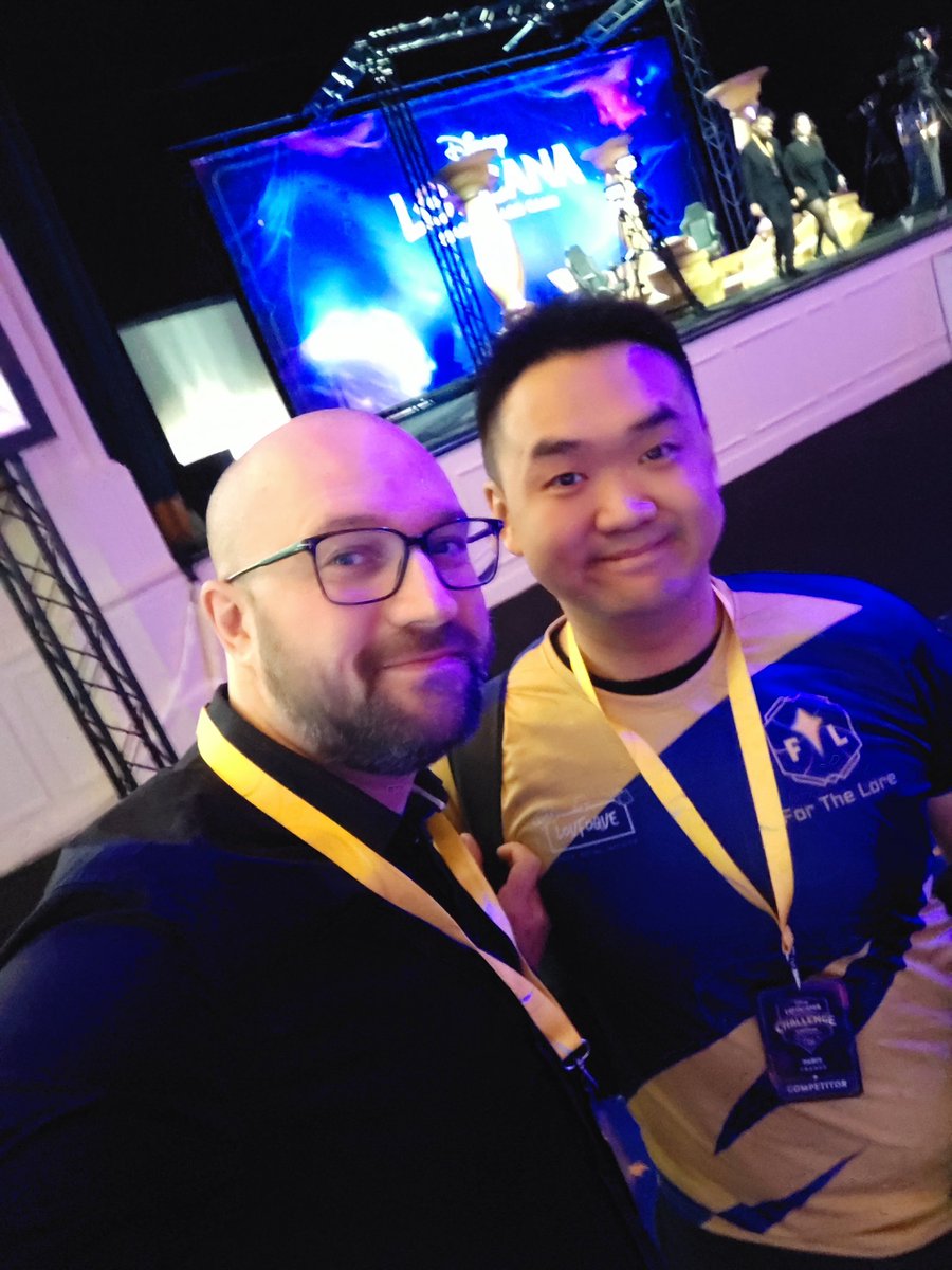 Avec le futur champion d'Europe de Lorcana 💪