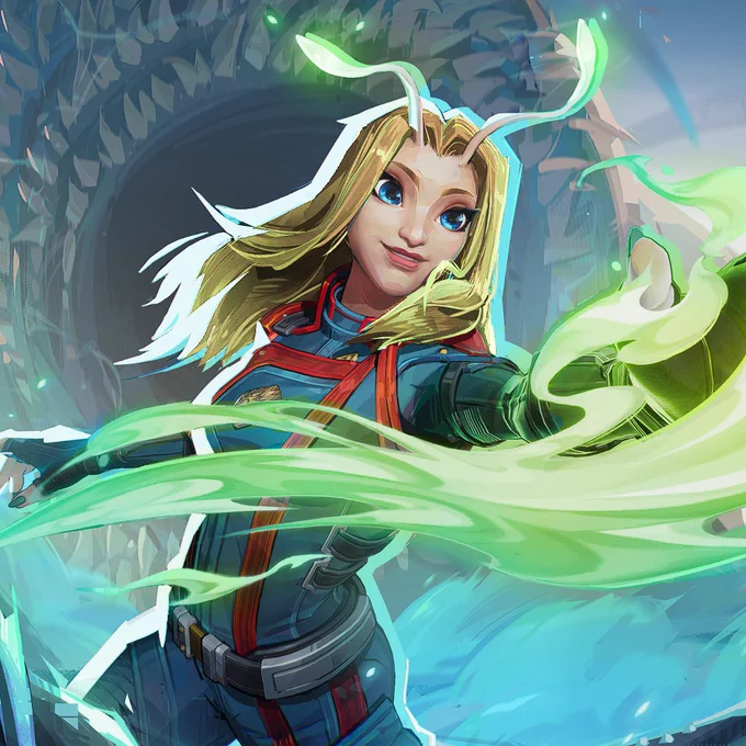 Mantis has blue eyes in Marvel Rivals so I edited her hair blonde to match  