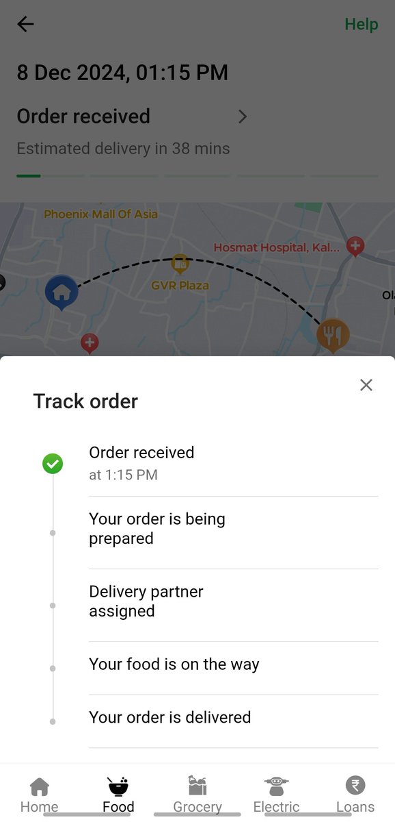 Abhay5599's tweet photo. @ola_supports  ordered my food 20 minutes back there has still not been a confirmation how long is this good to take? https://t.co/qirH6I2Iua