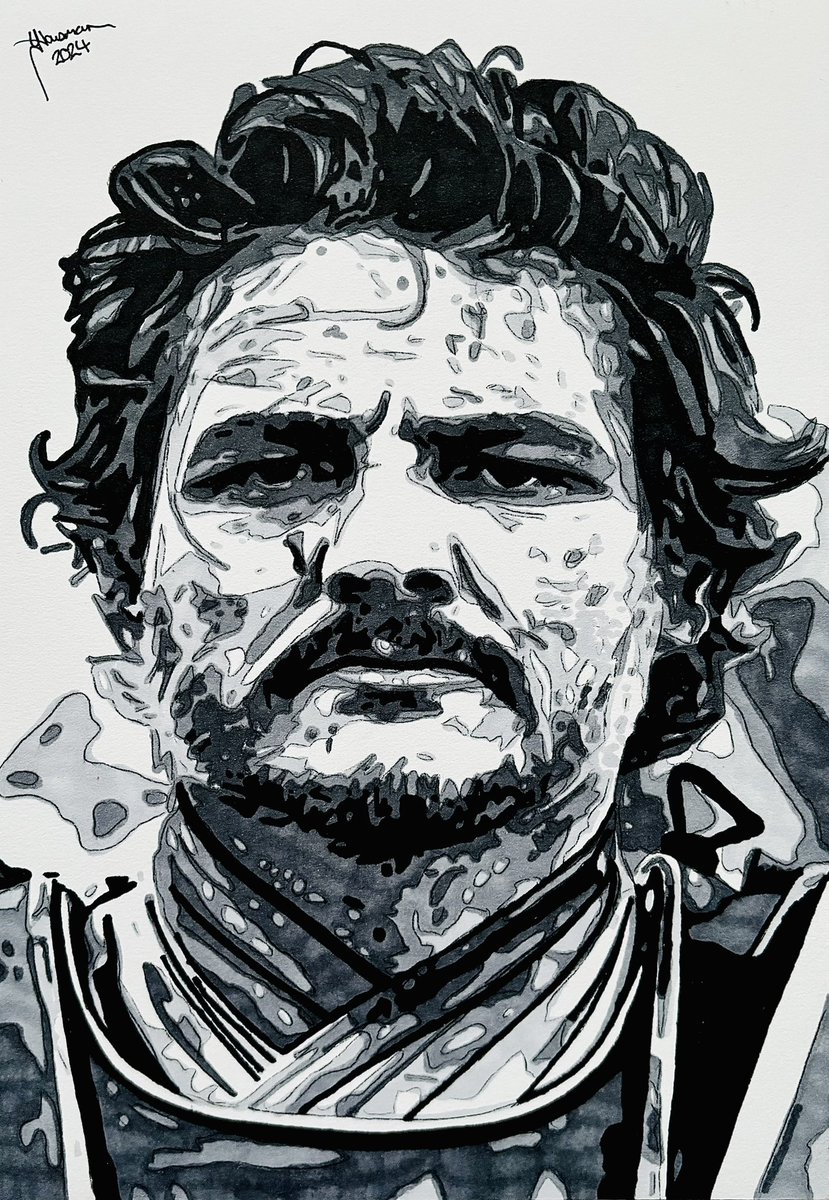 HollywoodArtLH's tweet photo. General Acacius - Gladiator II π‘οΈ #GeneralAcacius #Acacius #PedroPascal #Gladiator2 #Movie #Film #Art #Artist #Artwork #FanArt #Drawing #Sketch #SpectrumNoir #Ink #InkArt #InkDrawing Hand drawn using Spectrum Noir βοΈπ‘οΈ https://t.co/dYbs81ZmTM