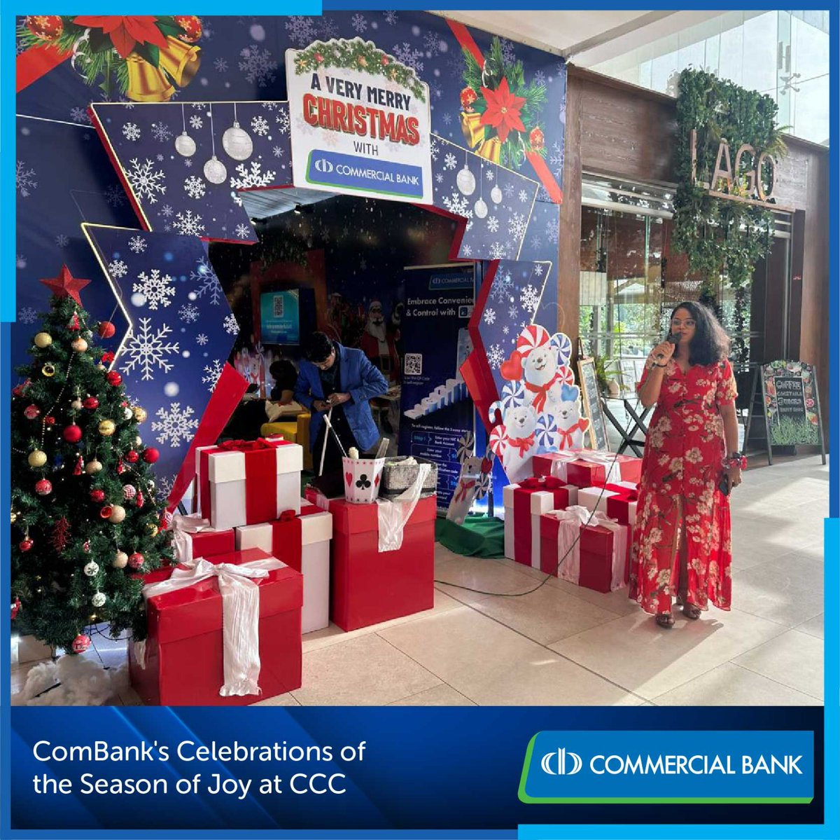 ComBank_LK's tweet photo. Relive the excitement from yesterday at Colombo City Centre! 

The season of joy continues—visit us today for a chance to win exciting prizes, enjoy amazing offers, and discover exclusive discounts. Don't miss out.

#ComBank #CCC #ComBankCardOffers https://t.co/ohkAVweIqE