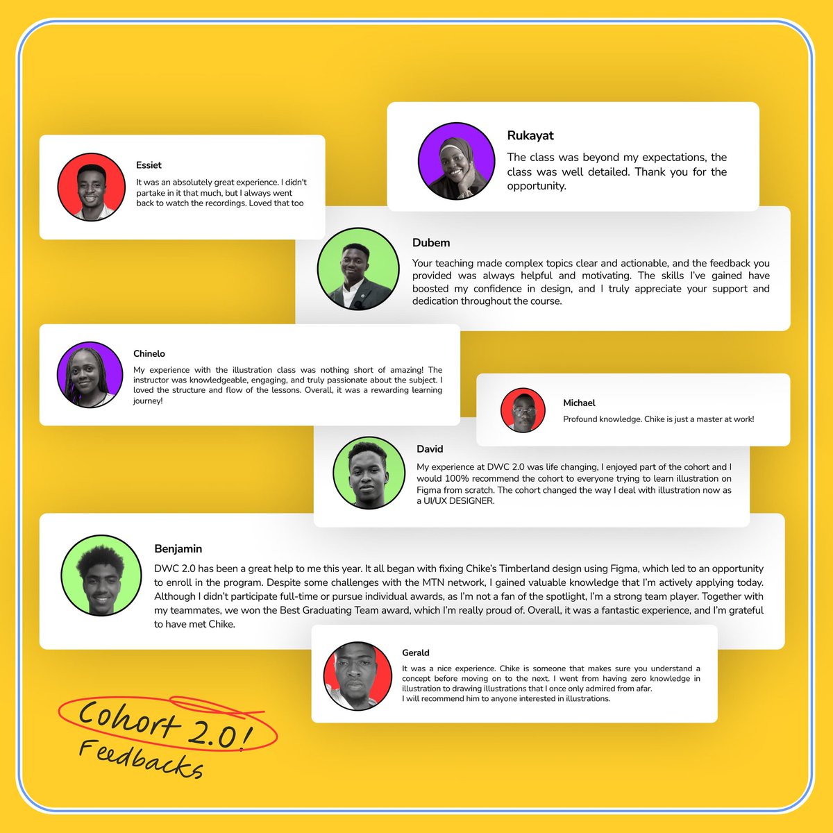 designwithchike's tweet photo. ⭐️ What some of our students said about their experience. https://t.co/BgF94025cP