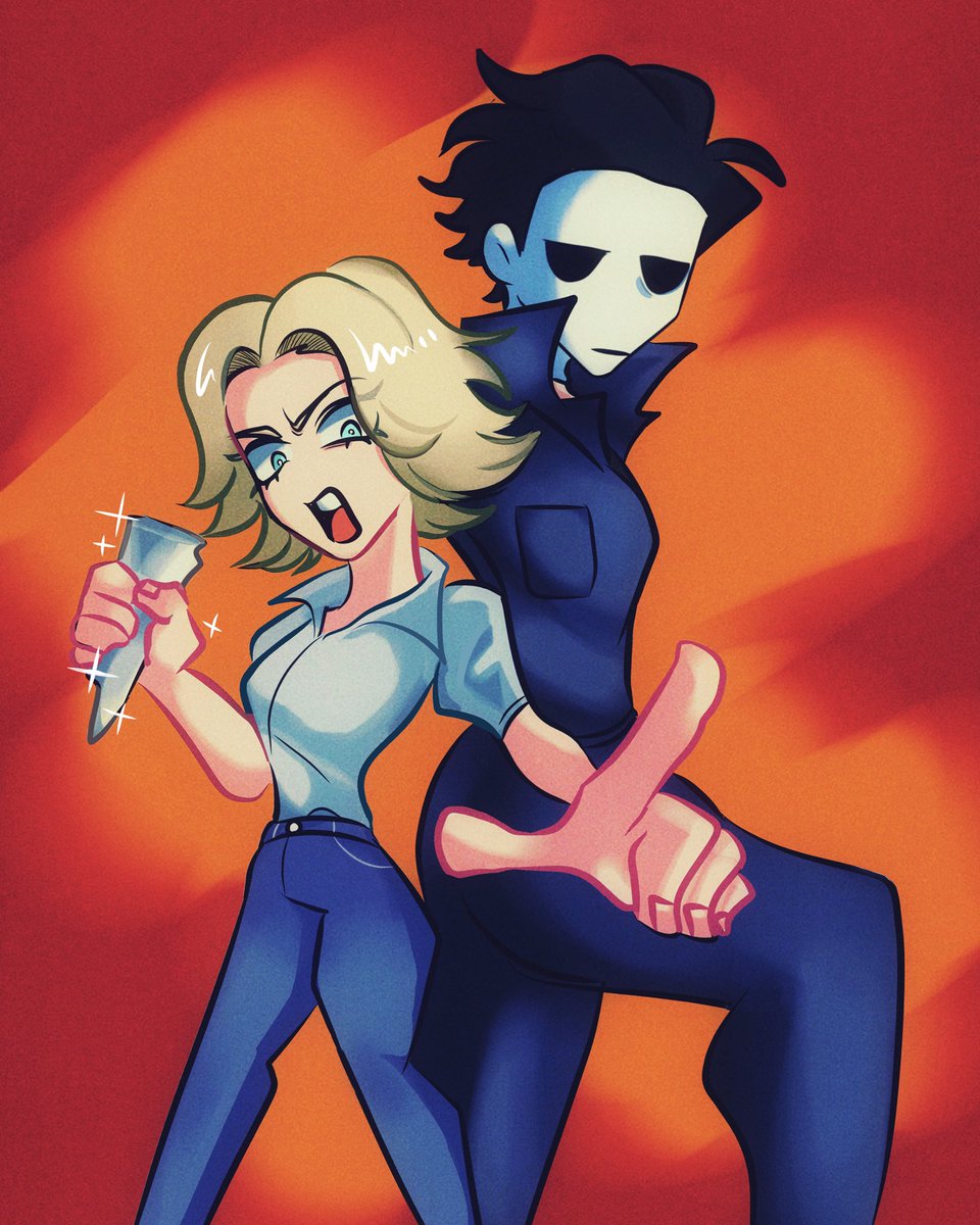 dbdal99's tweet image. #MichaelMyers #LaurieStrode
 #mylaurie #dbdfanart #Halloween