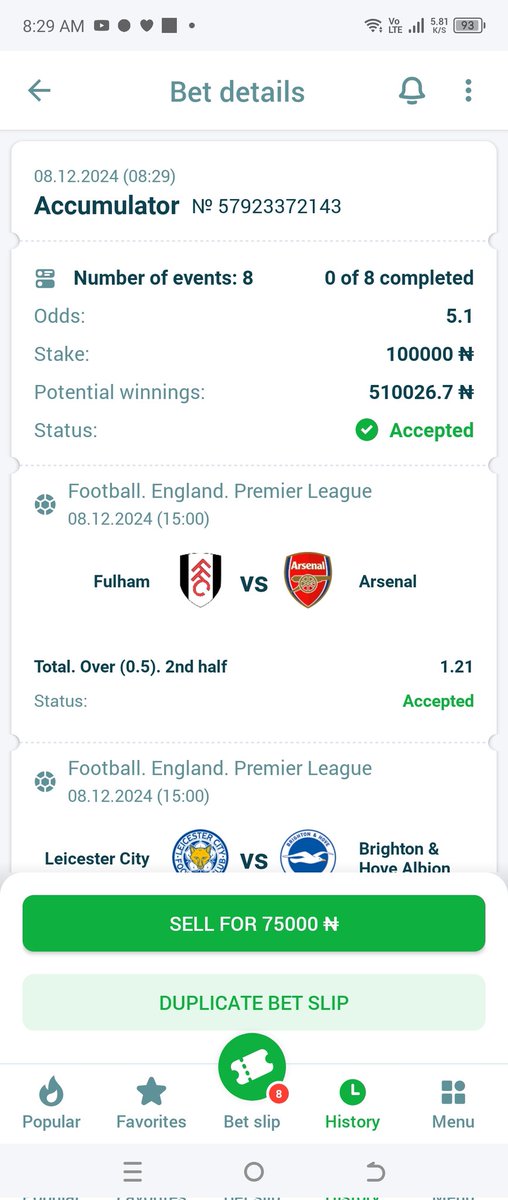 Kingsolomon_Jnr's tweet photo. 5 odds on @22betNaija 

Booking Code: DDBD2

Get up to 200% bonus when you register @22betNaija 

Register here 👇✅

https://t.co/vpRTRqmOBd

PROMO CODE: AMBER 

Stake responsibly 🔞🔞 https://t.co/h5FgiP6Cw1