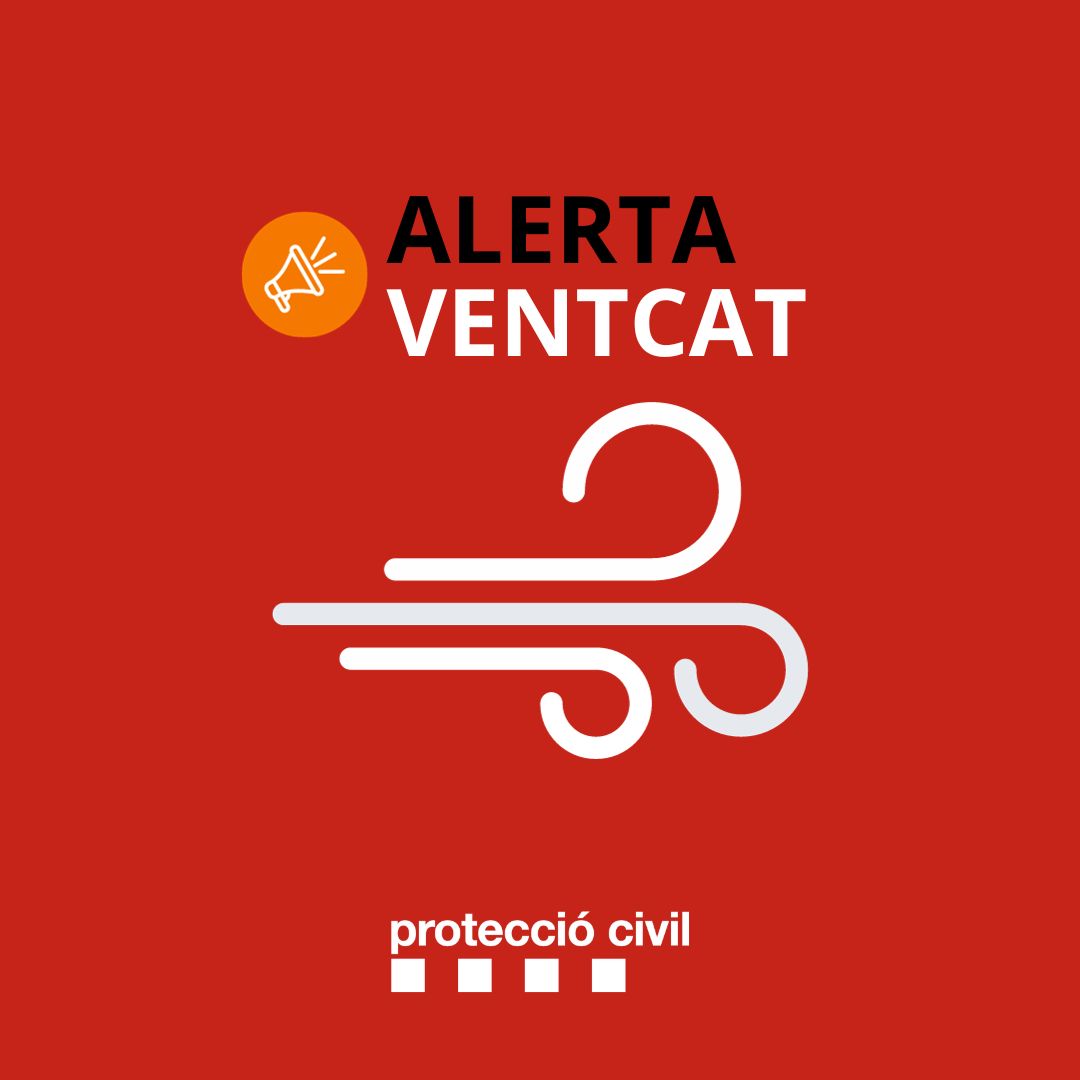 ⚠️ PRUDÈNCIA avui diumenge ⚠️

✅️ Fort vent 🌬 generalitzat 

✅️ Nevades al Pirineu 

✅️ Forta baixada de les temperatures

Extremeu precaucions en la mobilitat i activitats a l'exterior 

Mantenim en ALERTA els plans #VENTCAT i #NEUCAT