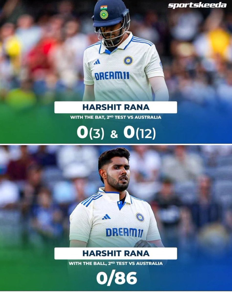 Akash Deep should replace Harshit Rana, as Rana was unable to make any kind of impact in Adelaide. In fact, he was the weakest link in India’s bowling. Rana failed to give any kind of support as a third bowler to Bumrah and Siraj.
