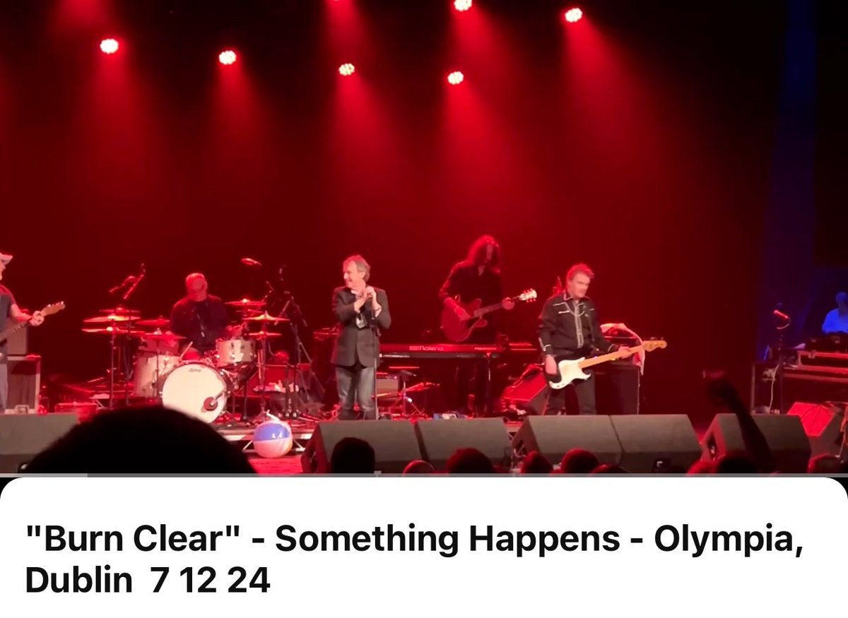 “Burn Clear” - 🎥-> youtu.be/xQsv3UEEZCk?si…

Something Happens burned the Olympia stage before the Undertones added their own sparks. Seeing them play a Dame Street venue took me back to The Underground!

(With a nice touch of Billy Bragg’s “A New England” thrown in by Tom)
