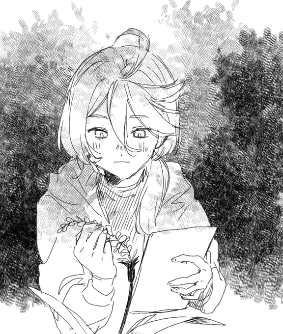 植物学者ミオリネらくがき… 