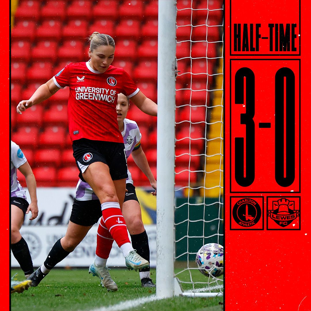 CAFCWomen's tweet image. A very strong first half performance from the Addicks 🤩