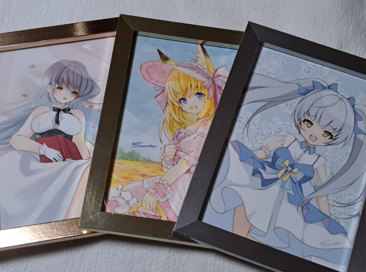 「#花のケーキと少女展 くじ景品、複製系から準備進めてますー豆色紙サイズの燗酒くん」|ささつゆ🦊5/5【COMITIA144】H28b📚5/6【A40】参加のイラスト