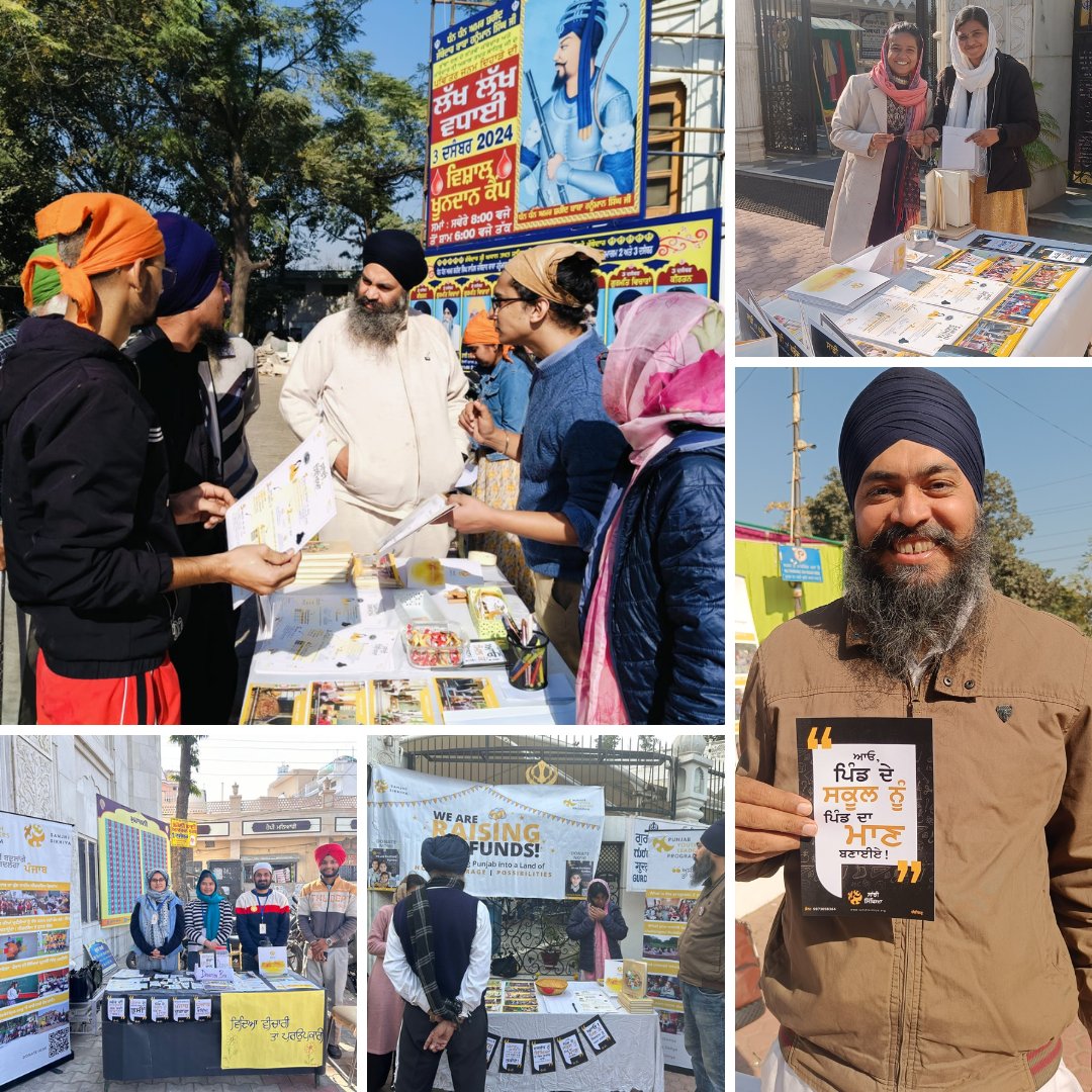 manu_oberoi's tweet image. It’s a different kind of thrill when the entire team gets involved in fundraising.

Every moment turns into storytelling
From weekend stalls in prominent Gurudwaras,
To podcast episodes featuring our Youth Leaders,
To heritage walks attended by IAS officers.

#TogetherForPunjab