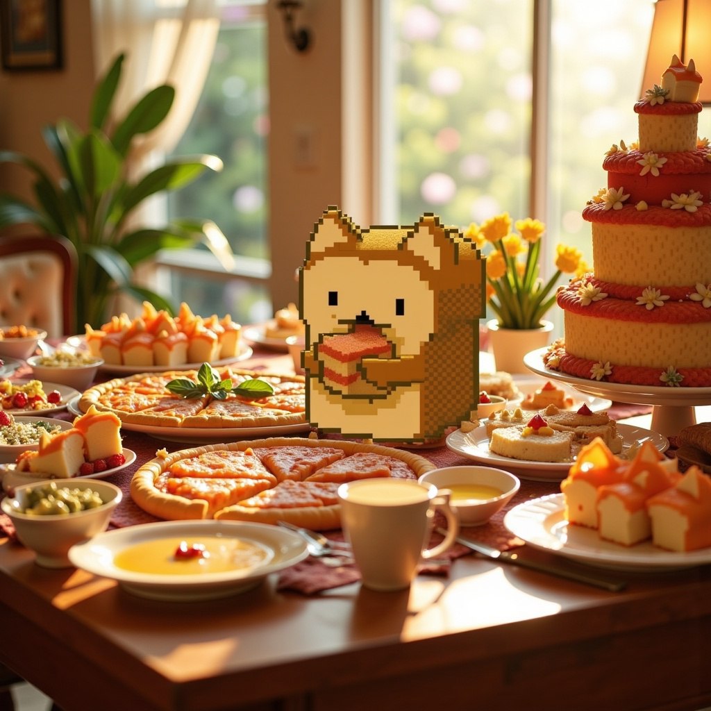 LoafCatHQ's tweet image. Copious amounts of food is #loafcat&apos;s support