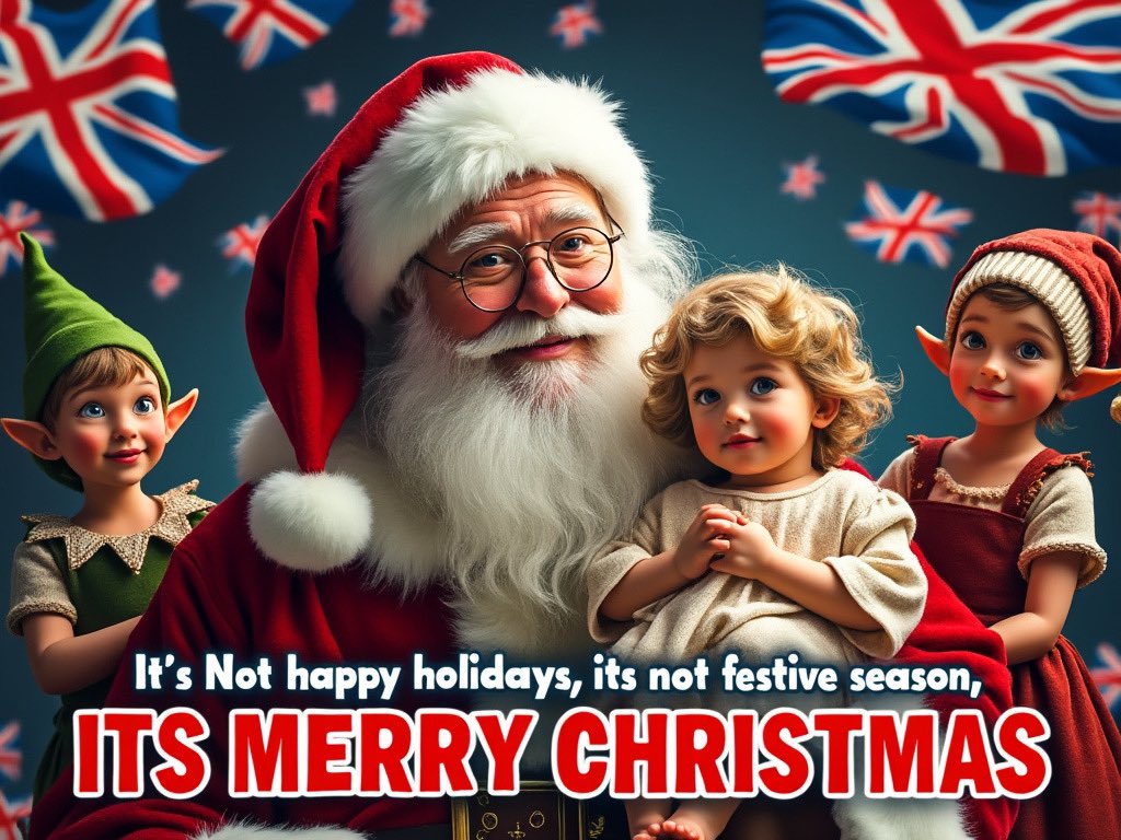 Apparently it’s offensive to publicly say MERRY CHRISTMAS.

We are a Christian country if you don’t like our traditions, then Fu*k off.

Feel free to share, and spread the cheer 🇬🇧🎄