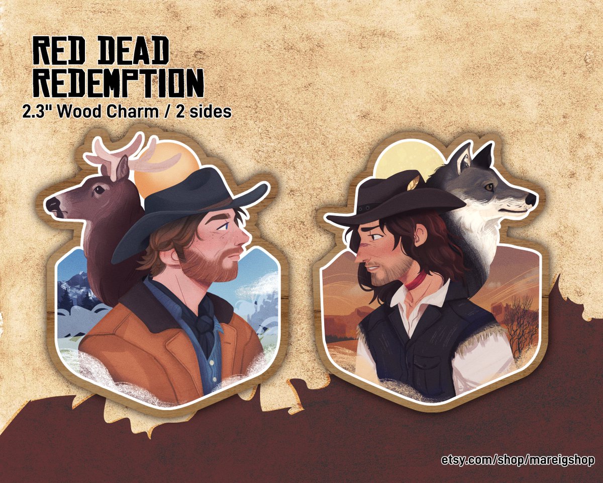 mareig3's tweet photo. Hi Everyone! I've opened pre 0rders for my RDR Charms, yet again! This time I'll have them open for a week or so so don't miss the ones you like as they usually sell out pretty fast on conventions! https://t.co/DZfetSTSTD