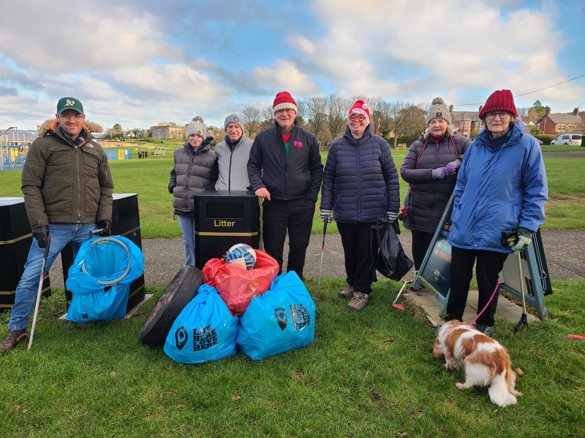 It was a COLD morning, but bright and calm, for our Seapark Sunday Christmas Beach Clean. Thanks to the 17 beach cleaners who attended and lifted 37kgs of litter &amp; waste...plus an old wheel lifted from the beach. Lots of waste deposited on the beach in the wake of Storm Darragh.