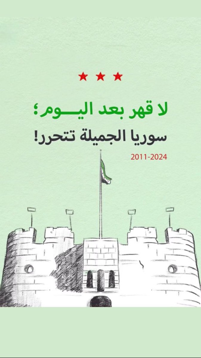 87Mubarak's tweet photo. ﴿ألا إِنَّ نَصر اللَّهِ قَرِيب﴾
﴿أيحسبُ أَن لَّن يقْدِر عَلَيه أَحَدٌ﴾

اللهم احفظ سوريا وأعد عليها الأمن والأمان، واجمع شمل أهلها على الخير والسلام،
واللهم انصر أهلنا في غزة، واجعل تحرير القدس قريباً على أيدي المؤمنين الصادقين.
#سوريا_تتحرر
#غزه_تقاوم_وستنتصر_بإذن_الله https://t.co/yP8tqpzC8Z