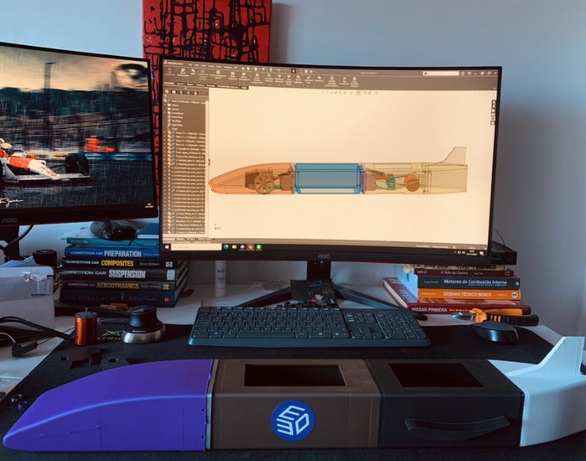 Weekends are for building!

#landspeed #3Dprinting #WorkInProgress  <a href="/BLOODHOUND_Edu/">BLOODHOUND Education</a> 👀