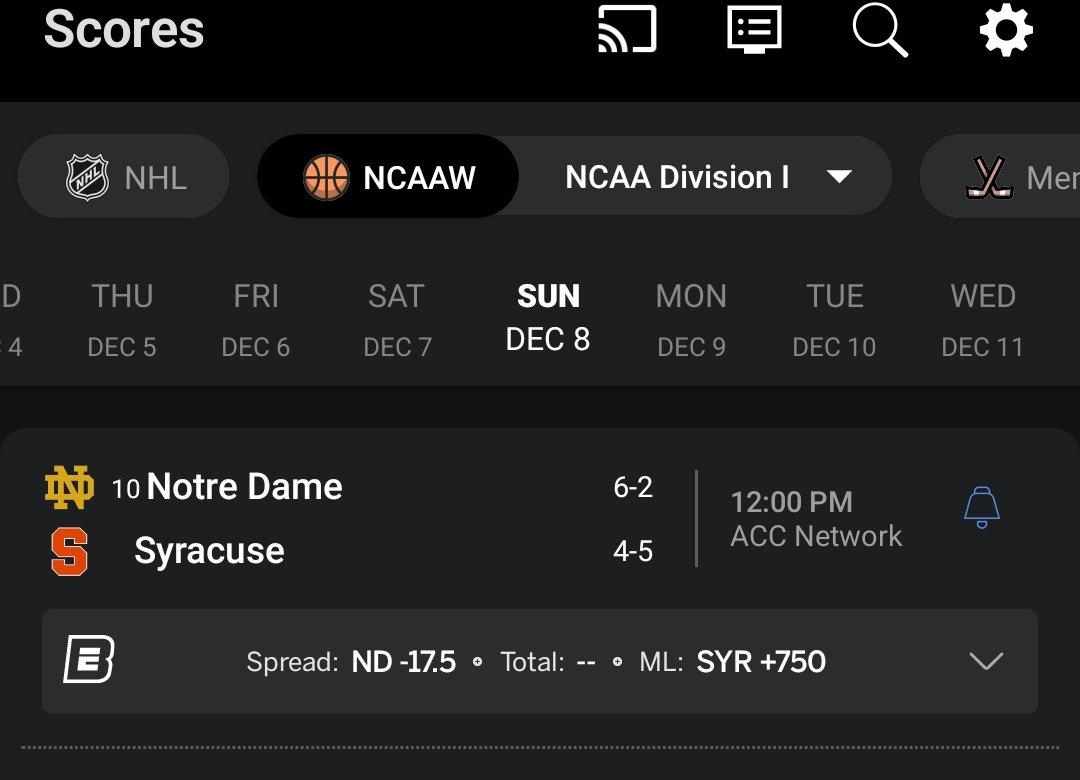 I live in NY so I can't bet. Put the house on ND. But I dunno