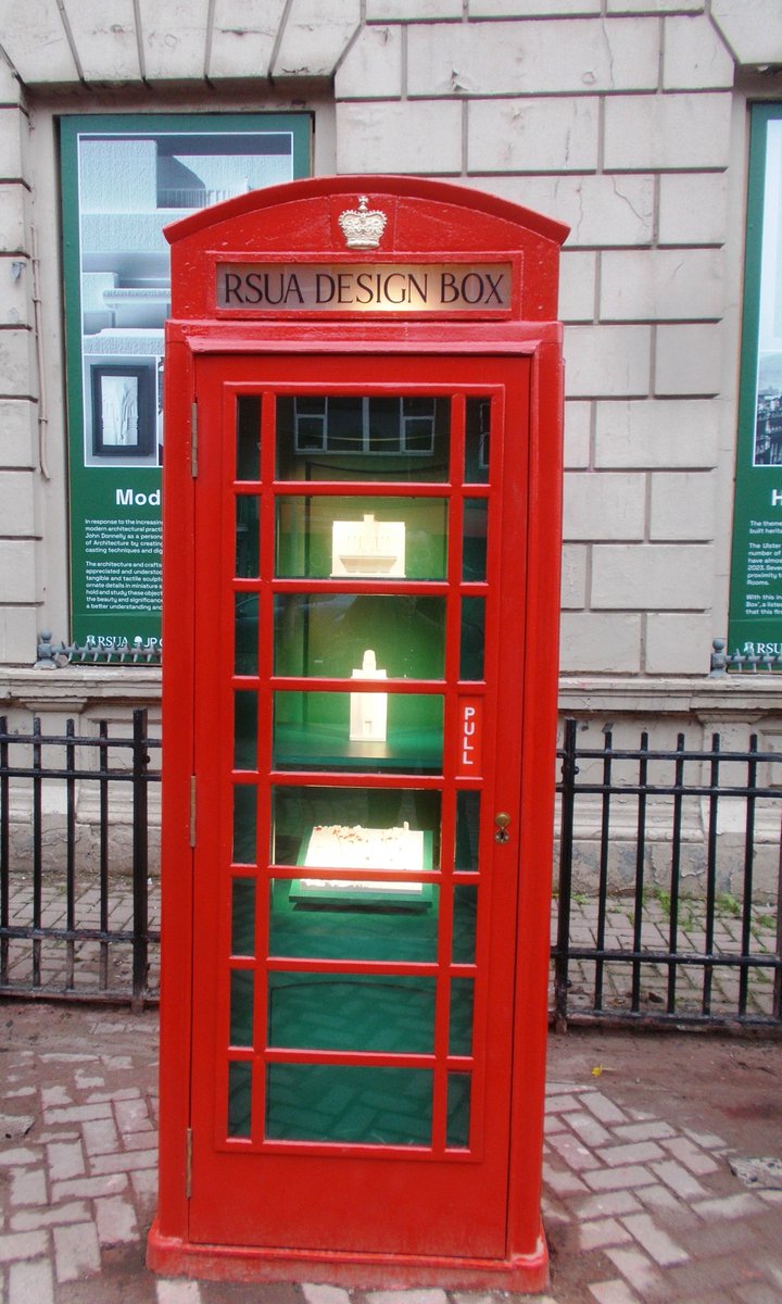 North Street. The Royal Society of Ulster Architects Design Box has been unveiled. Before and after